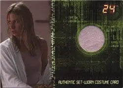 Mary Lynn Rajskub as Chloe O’Brian costume card with digital matrix graphics