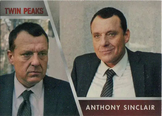 Trading card featuring Tom Sizemore as Anthony Sinclair from Twin Peaks series