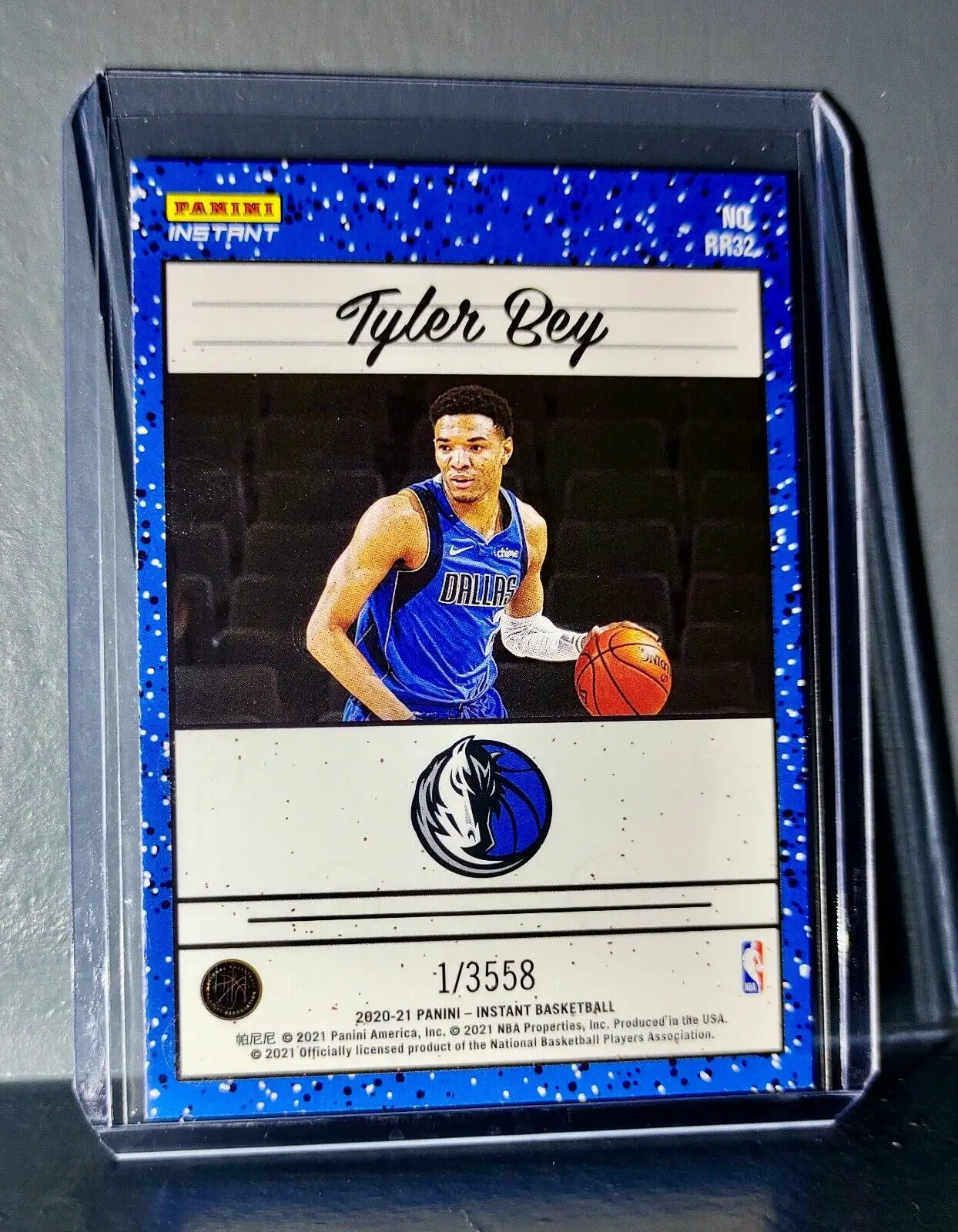 Tyler Bey 2020-2021 Panini NBA Instant #32 Rated Rookie Retro Card 1/3558 - Basketball Card Single