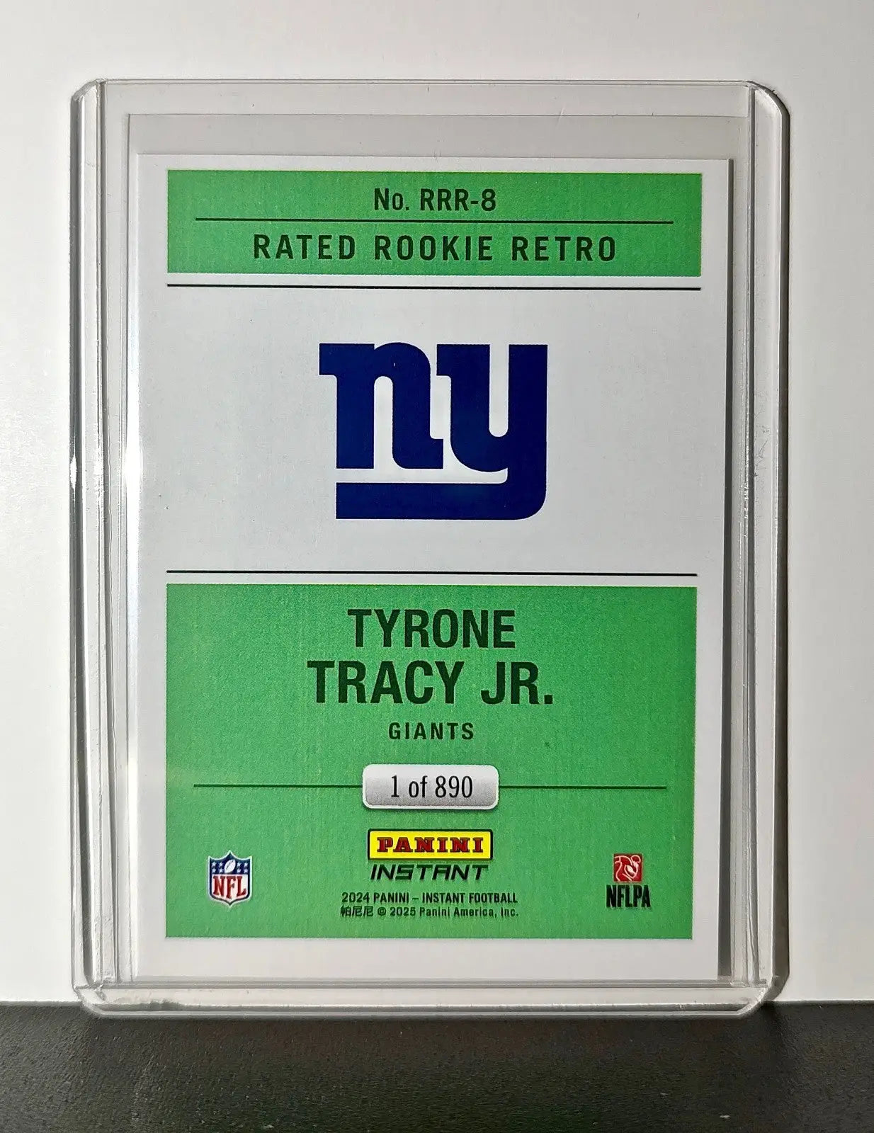 Tyrone Tracy Jr. Rookie 2024 Panini Rated Rookie Retro NFL #8 Packers 1 of 890