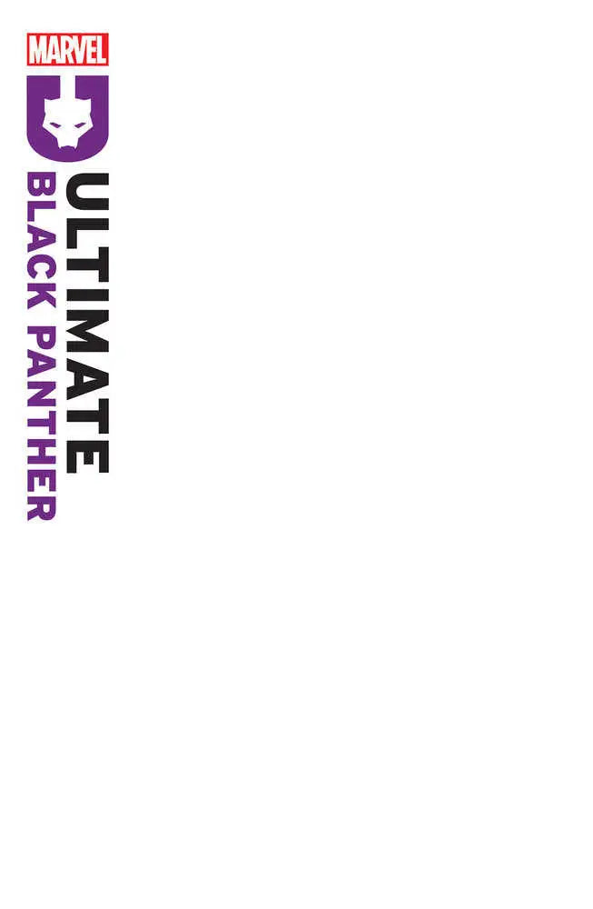 Ultimate Black Panther #1 4TH Printing Blank Cover Variant - Comic Book