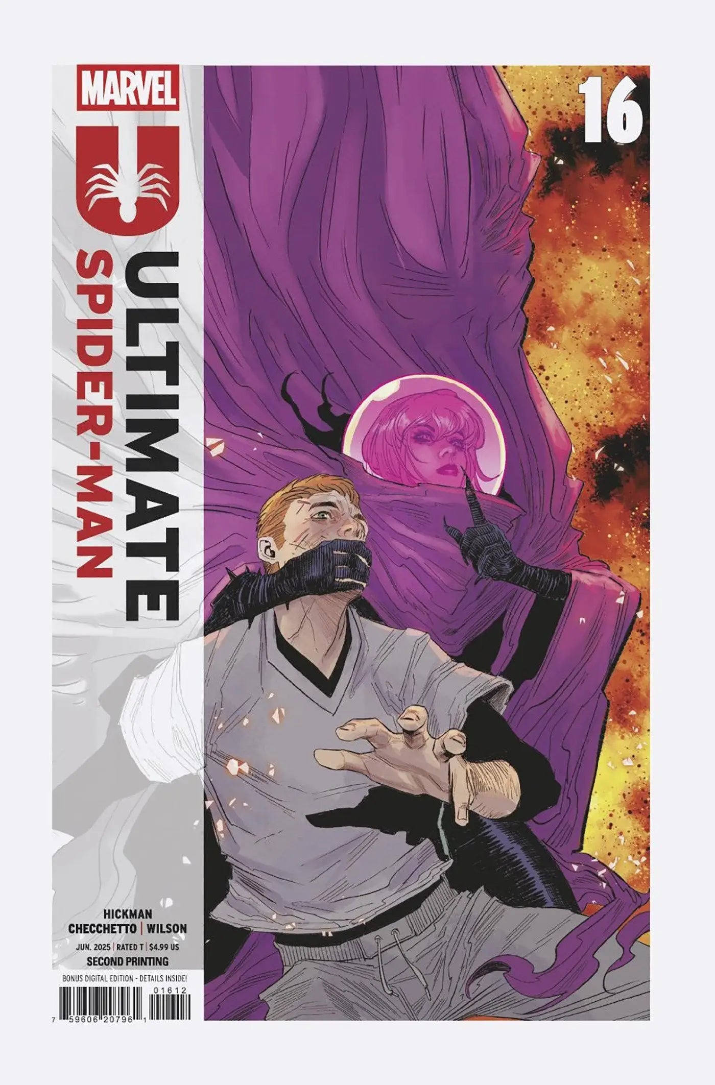 Ultimate Spider-Man Comic Book Checchetto 2nd Print Variant featuring Marco Checchetto
