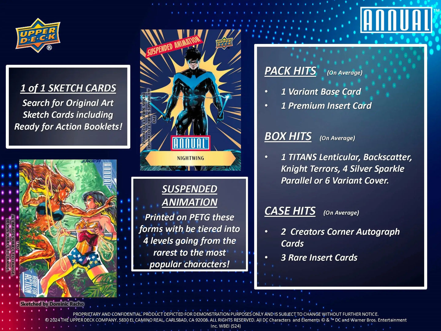 Upper Deck 2023-24 DC Annual Hobby Box - DC Card Box