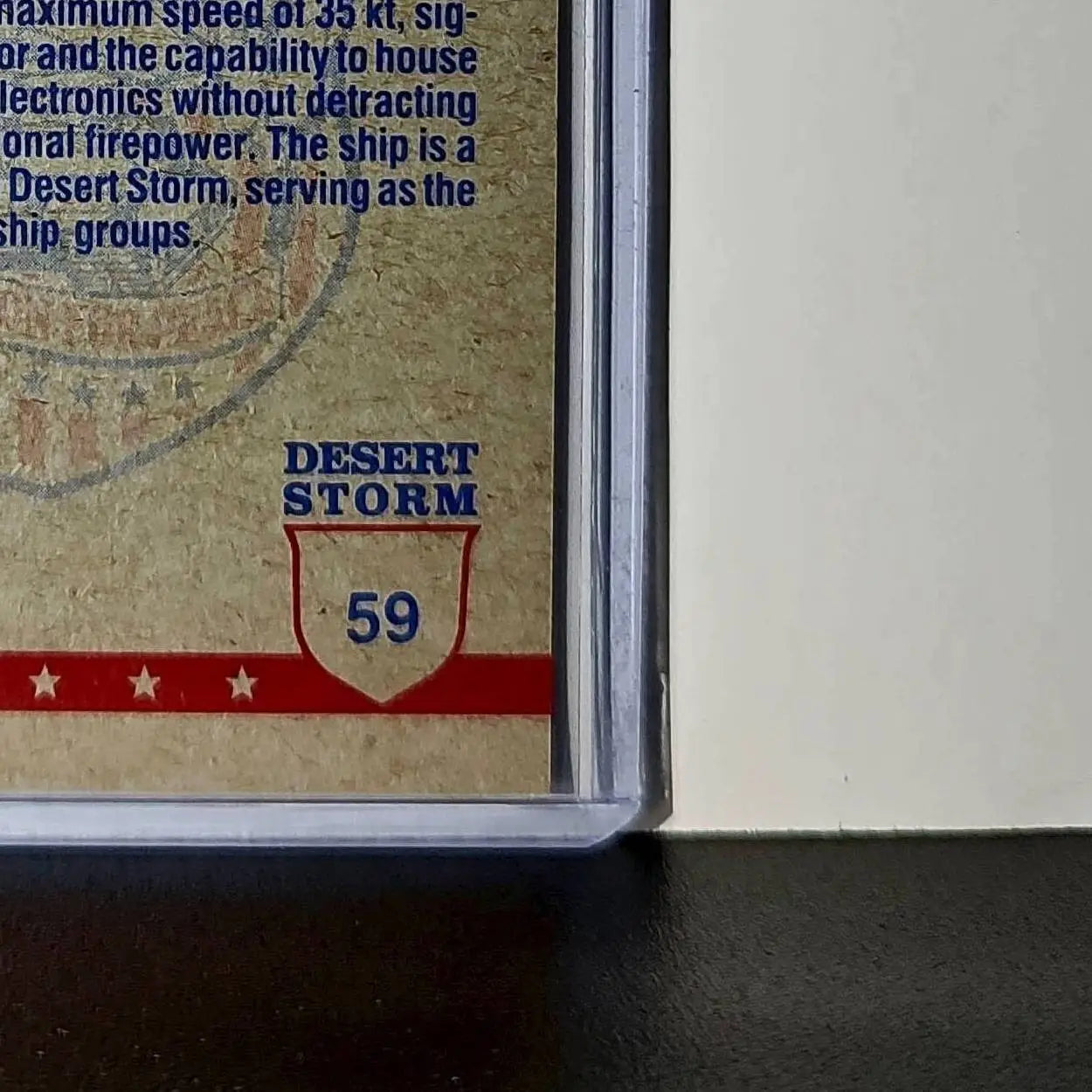 USS Iowa 1991 Topps Desert Storm #59 Card