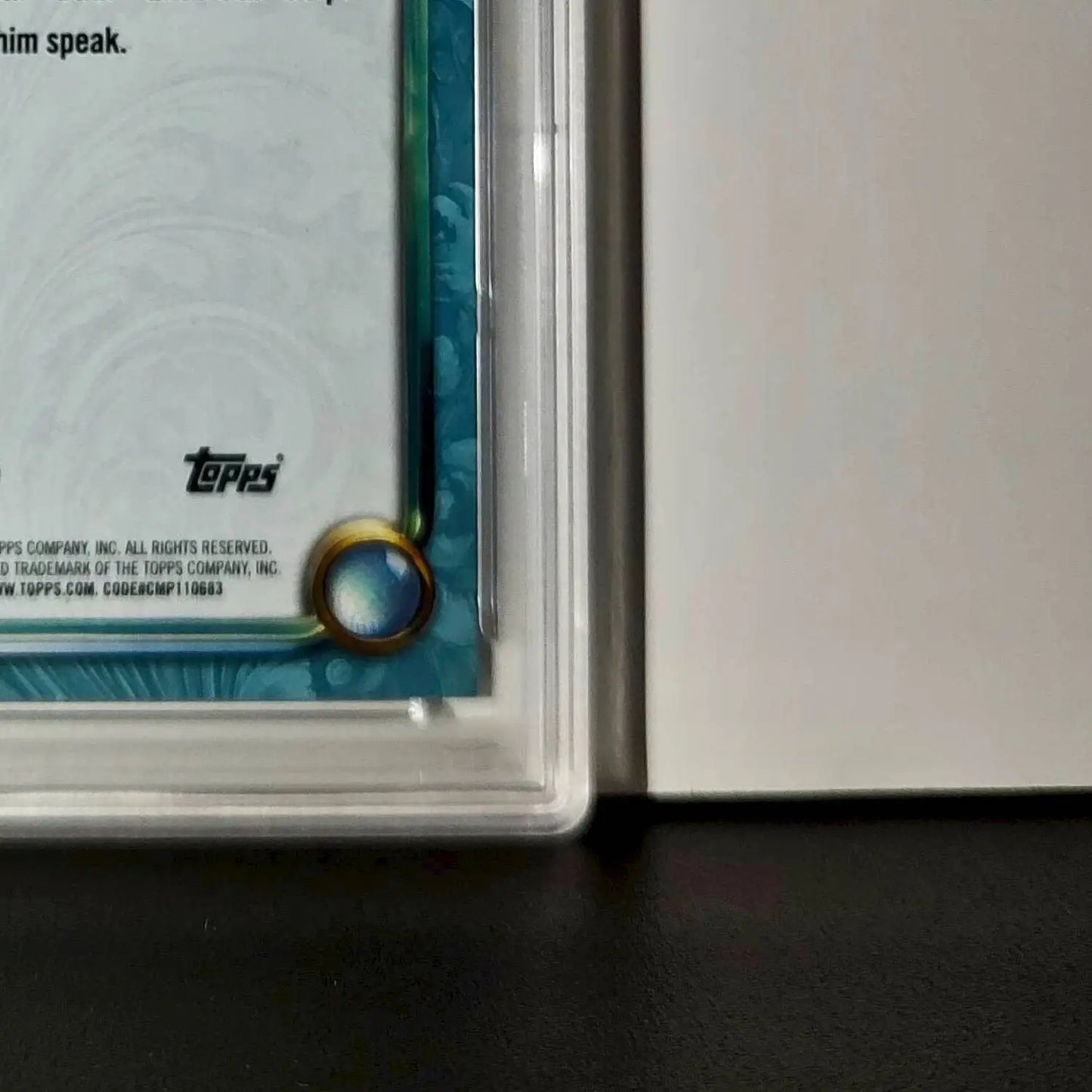 Valentino 2025 Topps Disney Wonder #150 Diamond Card Wish PSA 9 - Non-Sports Card Single
