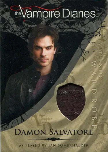 Vampire Diaries Season 1 M13 Ian Somerhalder as Damon Salvatore wardrobe card image