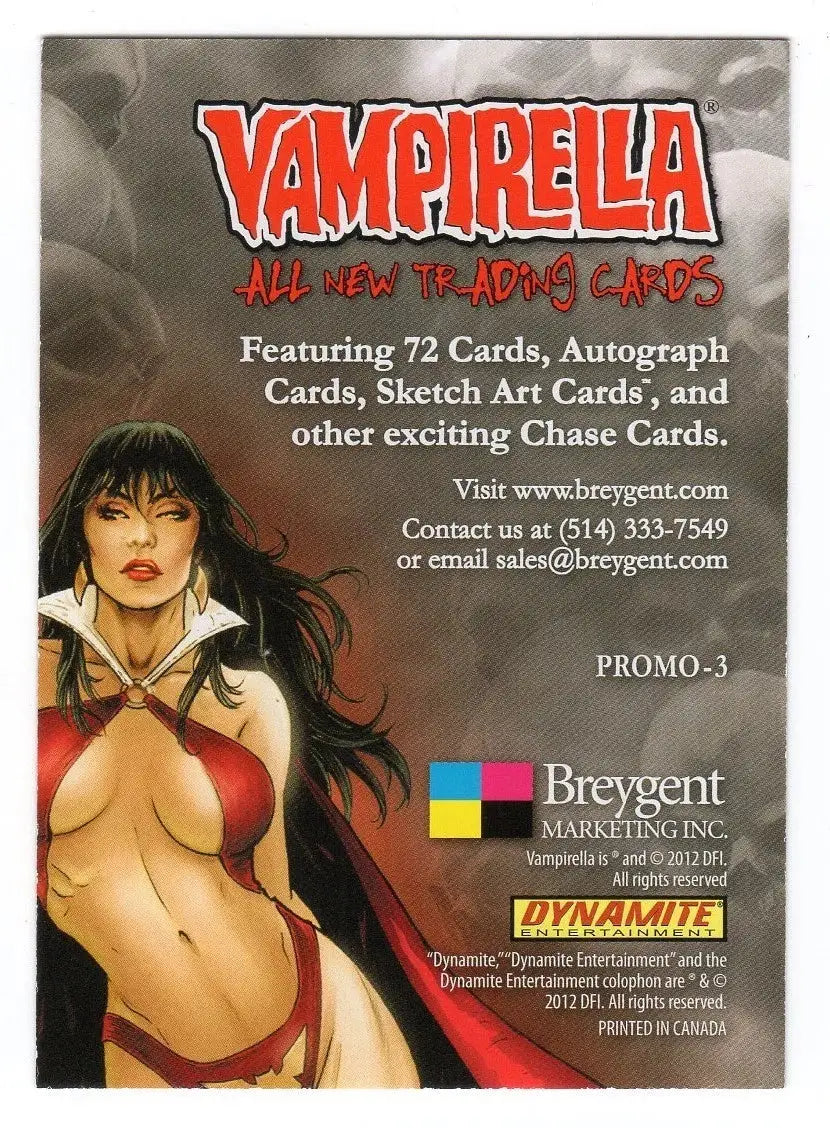 Vampirella 2012 Promo 3 Trading Card - Non-Sports Card Single