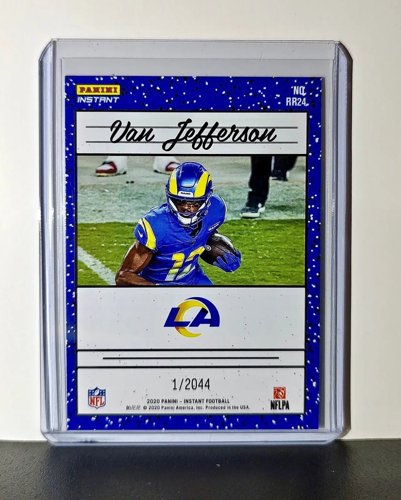 Van Jefferson Rookie 2020 Panini NFL #24 Rated Rookie Card St. Louis Rams - Football Card Single