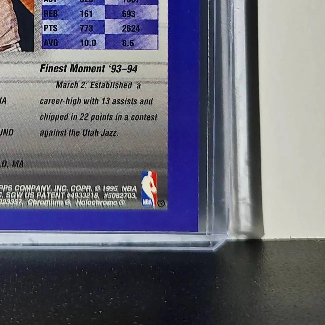 Vinny Del Negro 1994-95 Topps Finest #298 Basketball Card - Basketball Card Single