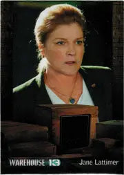 Warehouse 13 Season 3 Costume Relic Card Jane Lattimer in Stand #023 - Entertainment Memorabilia