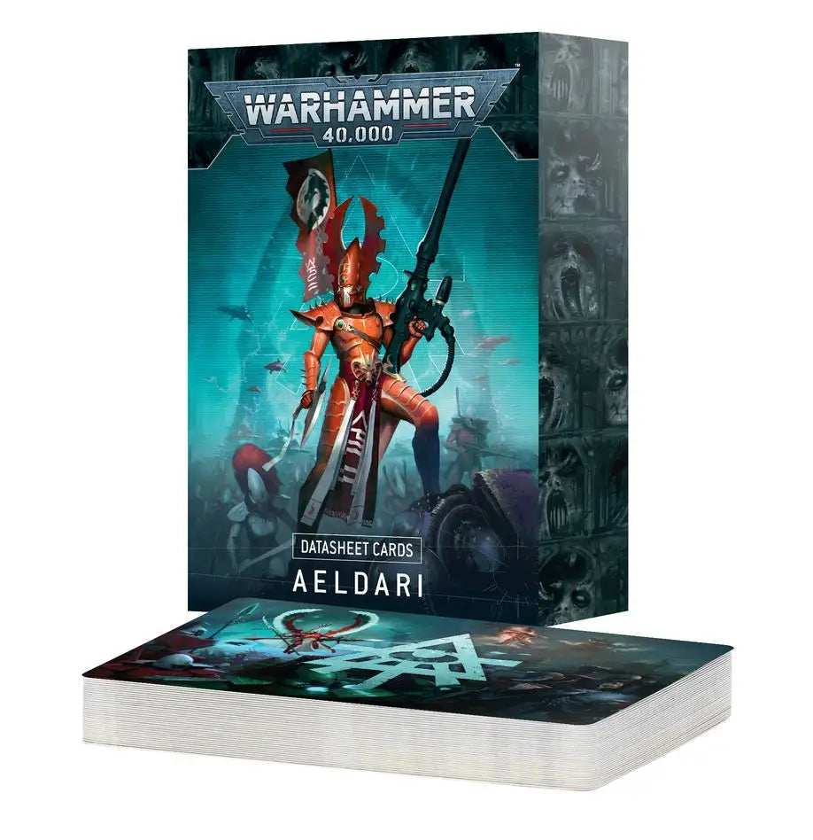 Warhammer 40k 10th Edition Aeldari datasheet cards for combat patrol gaming