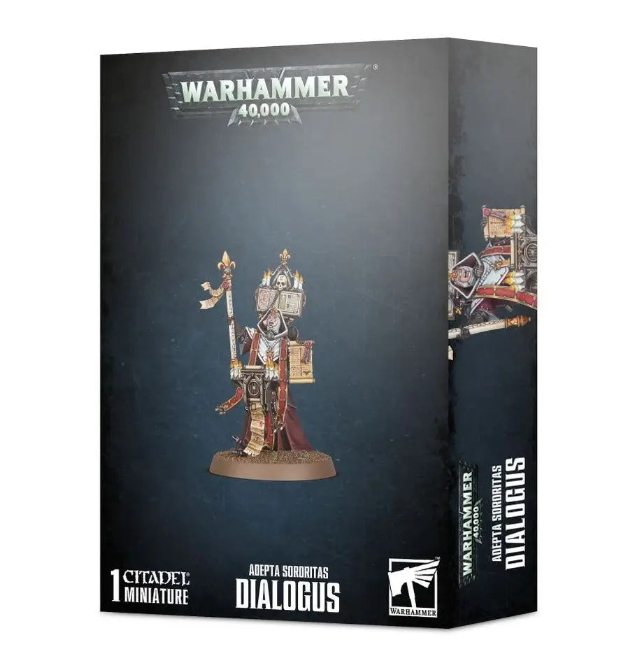Warhammer 40k Adepta Sororitas Dialogus miniature box for Warhammer 40k Adepta collection