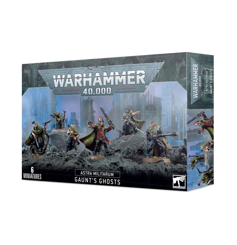 Astra Militarum Gaunt’s Ghosts miniatures set featuring Colonel-Commissar Ibram Gaunt