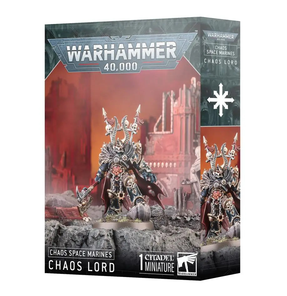 Warhammer 40k: Chaos Space Marines - Chaos Lord - Miniatures - Warhammer 40k