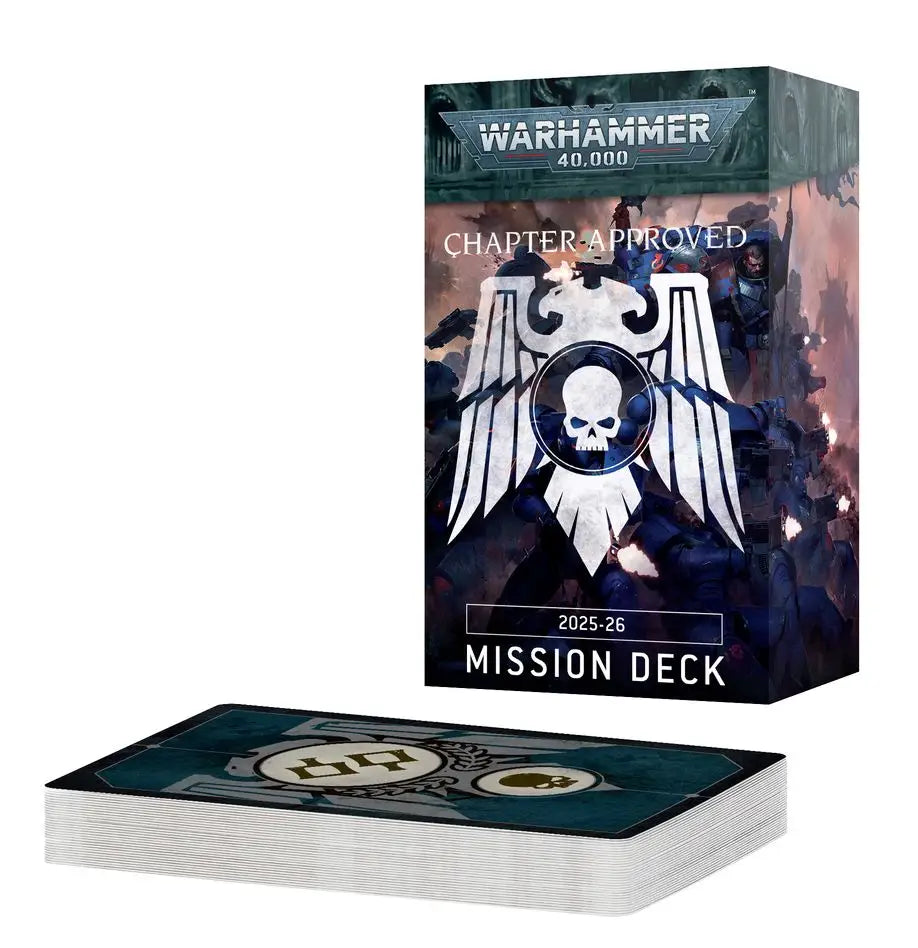 Warhammer 40k: Chapter Approved - 2025-26 Mission Deck - Miniatures - 40k Rulebook