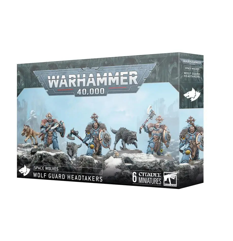 Warhammer 40k: Space Wolves - Wolf Guard Headtakers - Miniatures - Warhammer 40k