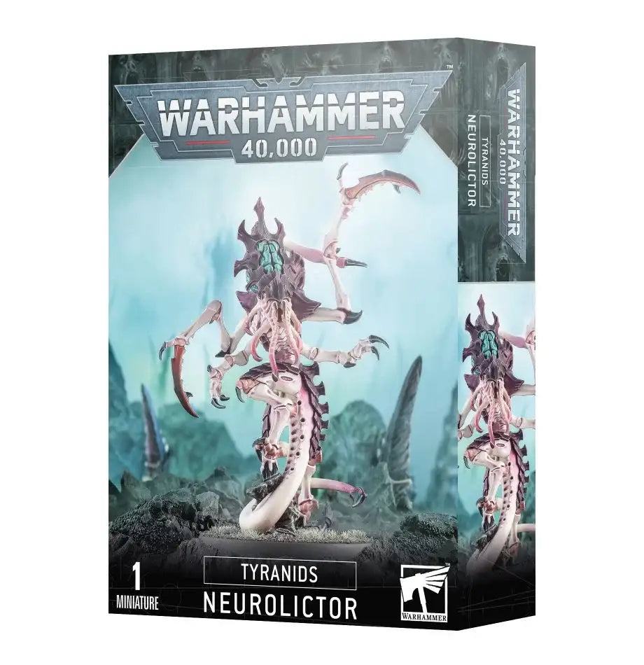 Warhammer 40k Tyranids Neurolictor miniature box for Warhammer 40k Tyranids collection