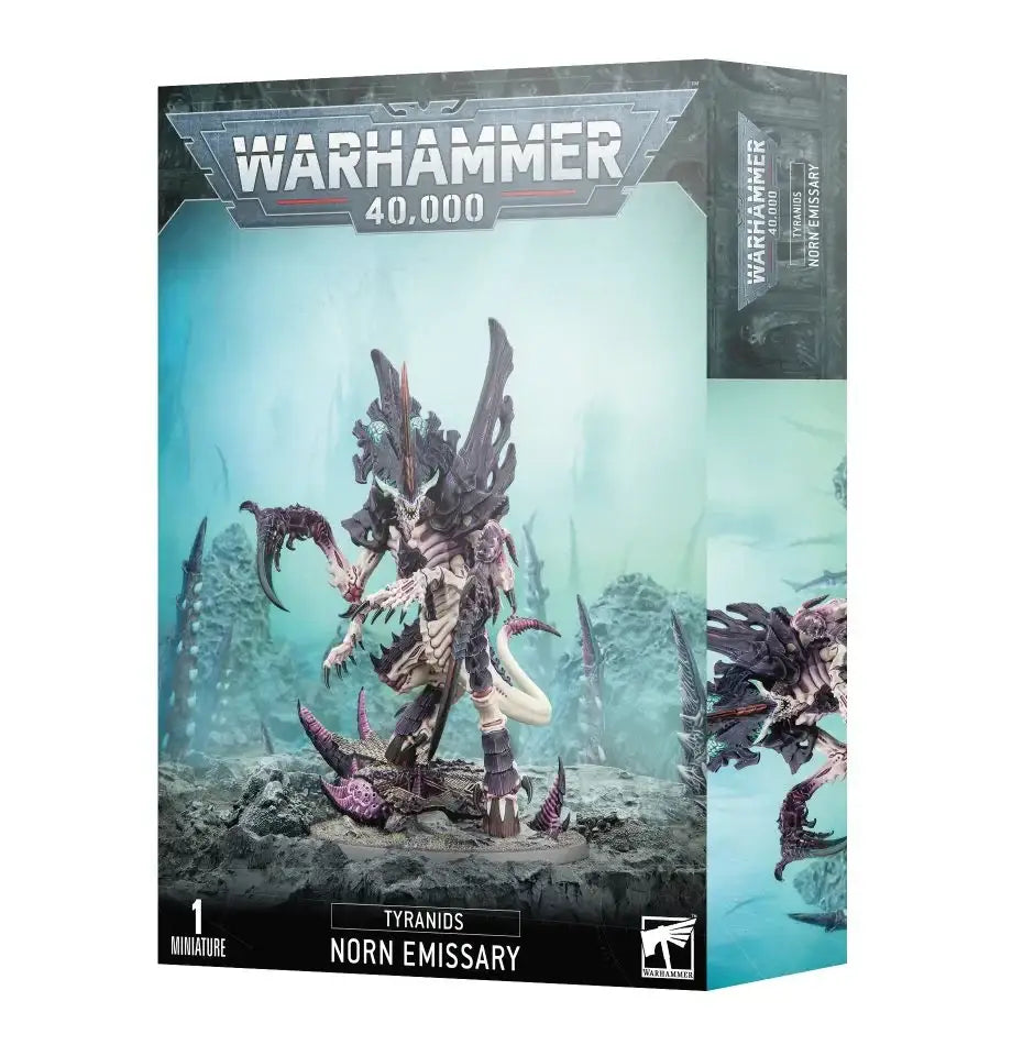 Warhammer 40k Tyranids Norn Emissary miniature box for Warhammer 40k Tyranids collection