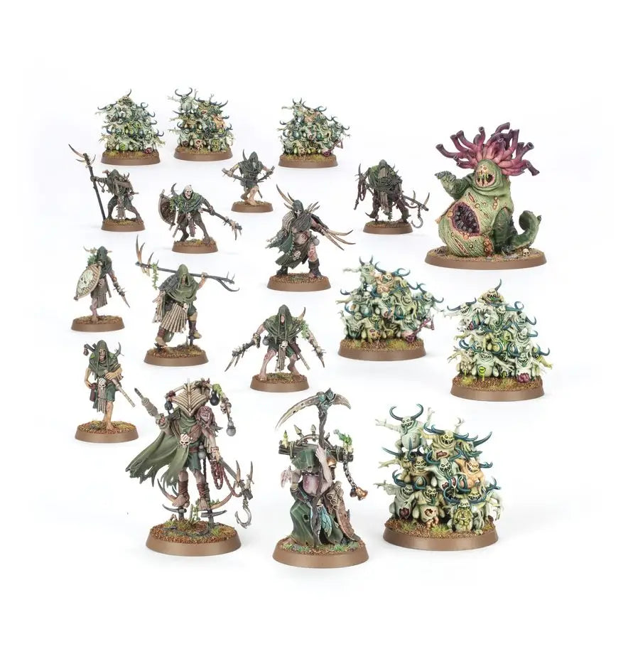 Warhammer Age of Sigmar: Maggotkin of Nurgle - Bubonic Cell Spearhead - Action Figure & Toy