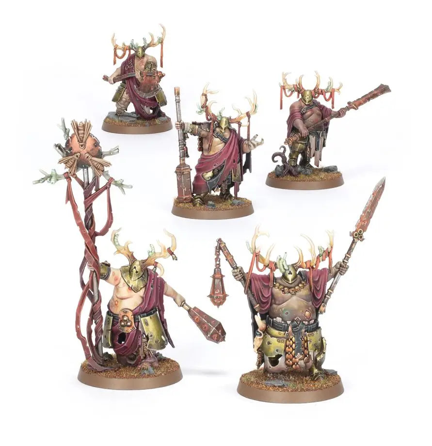 Warhammer Age of Sigmar: Maggotkin of Nurgle - Putrid Blightkings - Action Figure & Toy