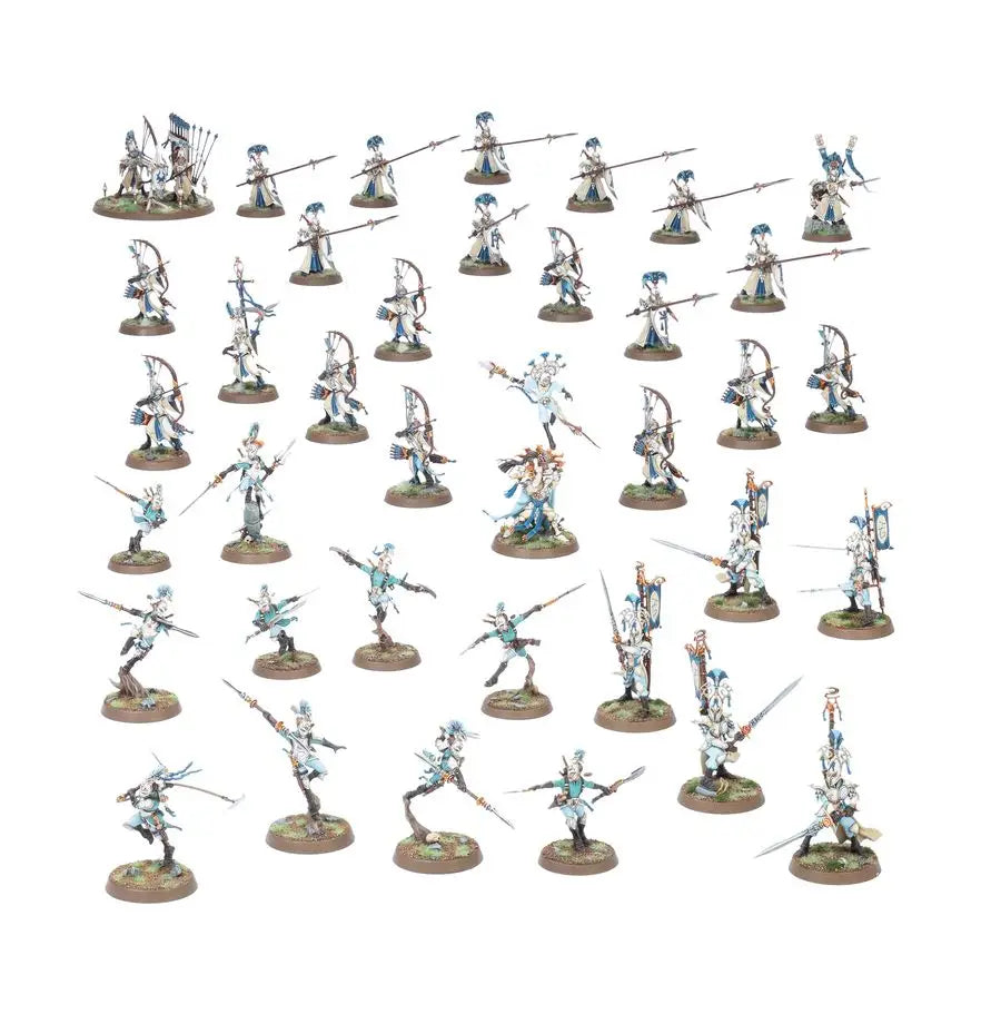 Warhammer AoS: Iliathan Warhost - Lumineth Realm-Lord Battleforce - Action Figure & Toy