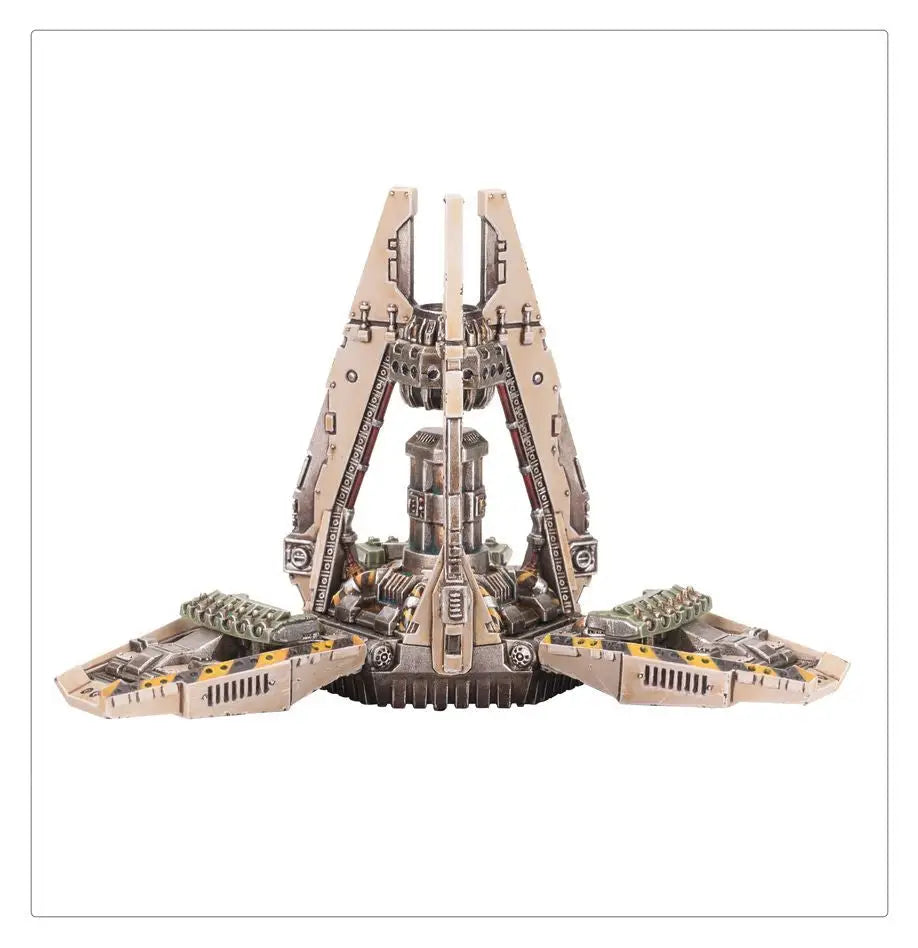 Futuristic Dreadnought Drop Pods with triangular wings for Warhammer LEGIONS IMPERIALIS