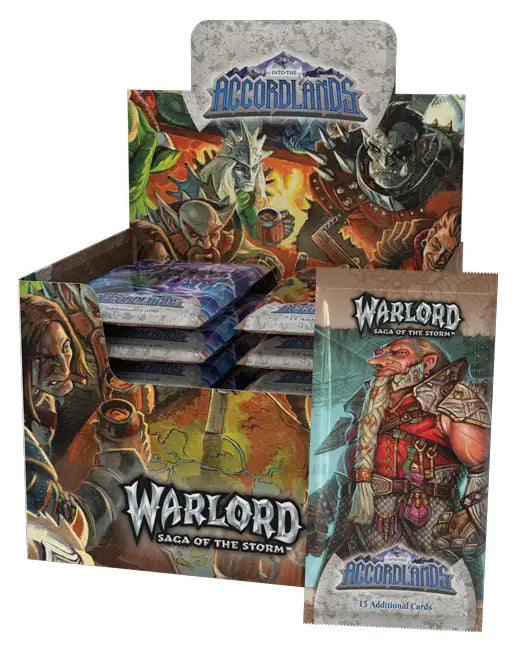 Warlord CCG: Saga of the Storm - Into the Accordlands Booster Display - Other