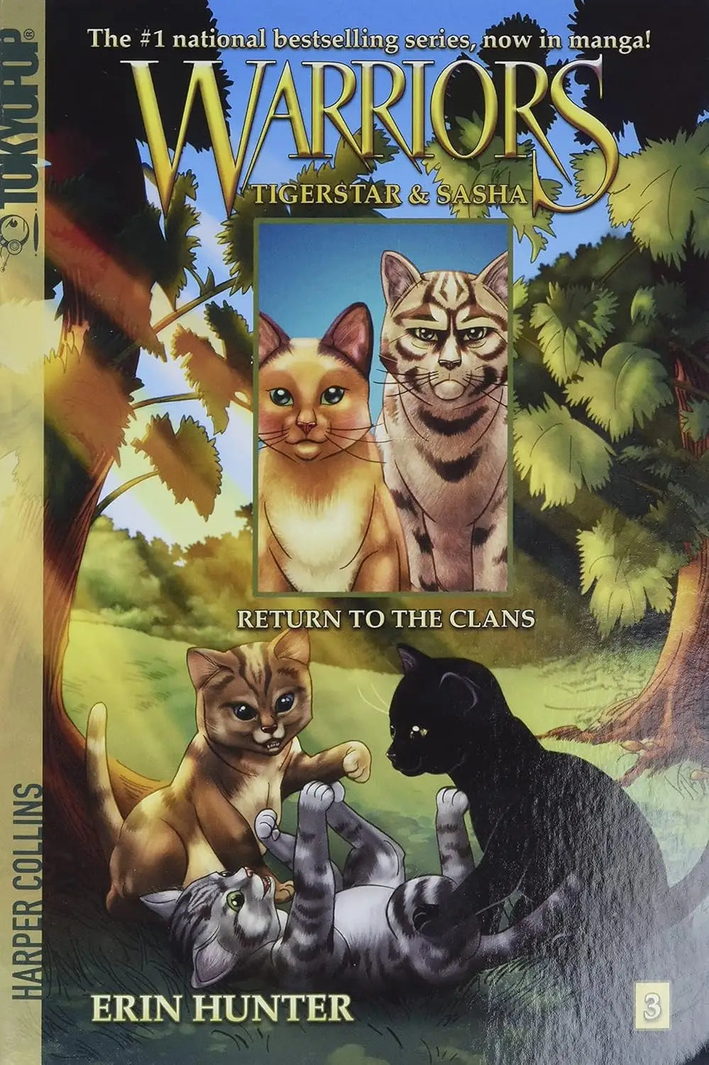 Warriors Tigerstar and Sasha #3 Return to the Clans - Graphic Novels