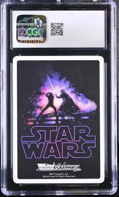 Graded Star Wars Weiss Schwarz Yoda collectible card CGC 10 Schwarz STAR WARS