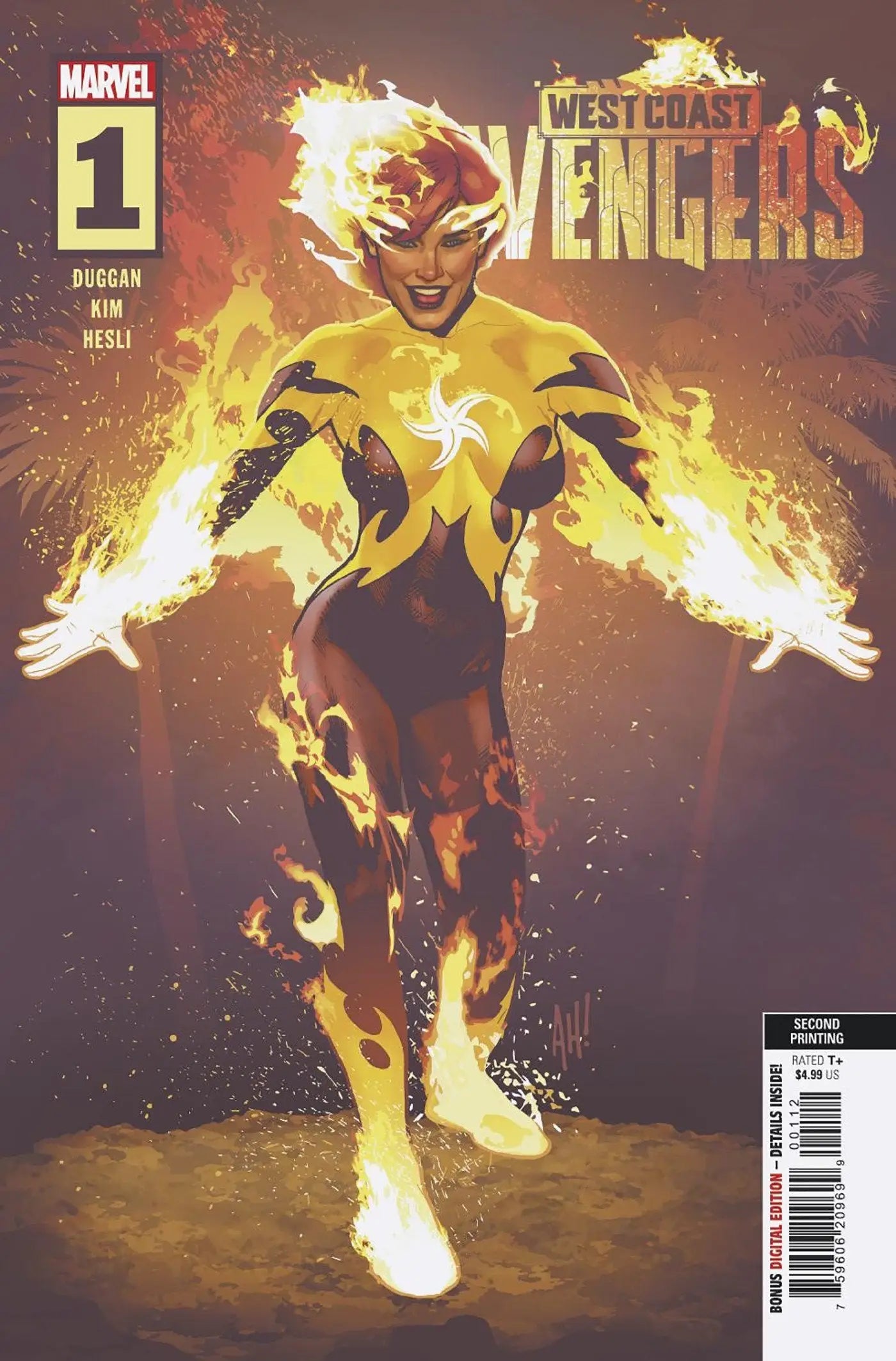West Coast Avengers #1 2nd Print Adam Hughes Variant - Comic Book