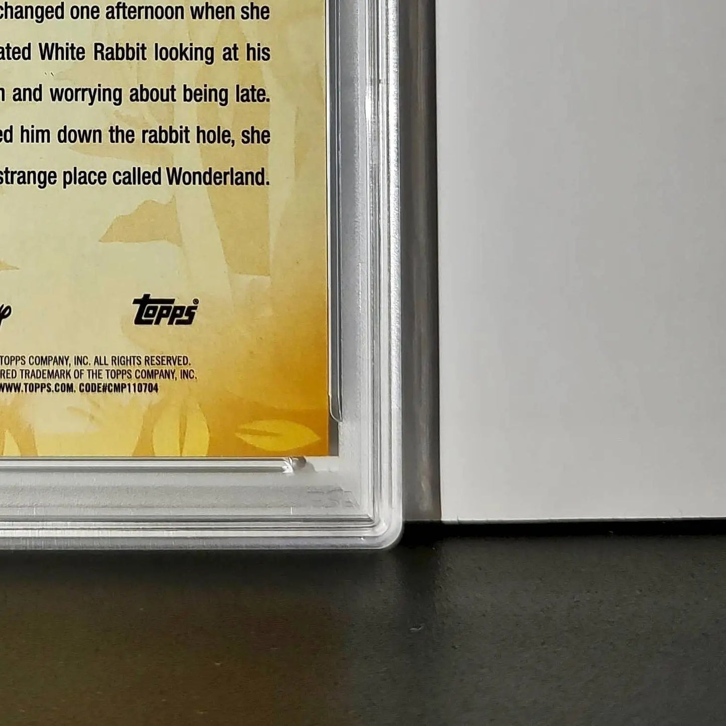 White Rabbit 2025 Topps Disney #FF-7 Furry Friends Card PSA 10 - Non-Sports Card Single