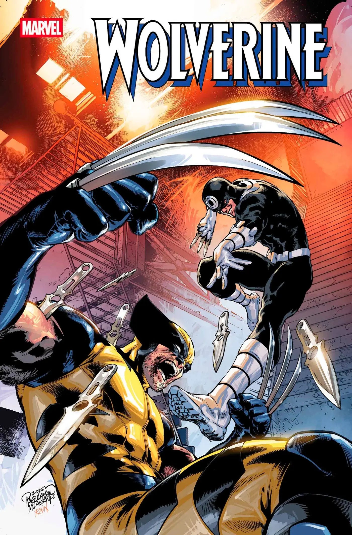 Wolverine comic book cover featuring Carlo Pagulayan Bring On The Bad Guys Variant and a classic villain