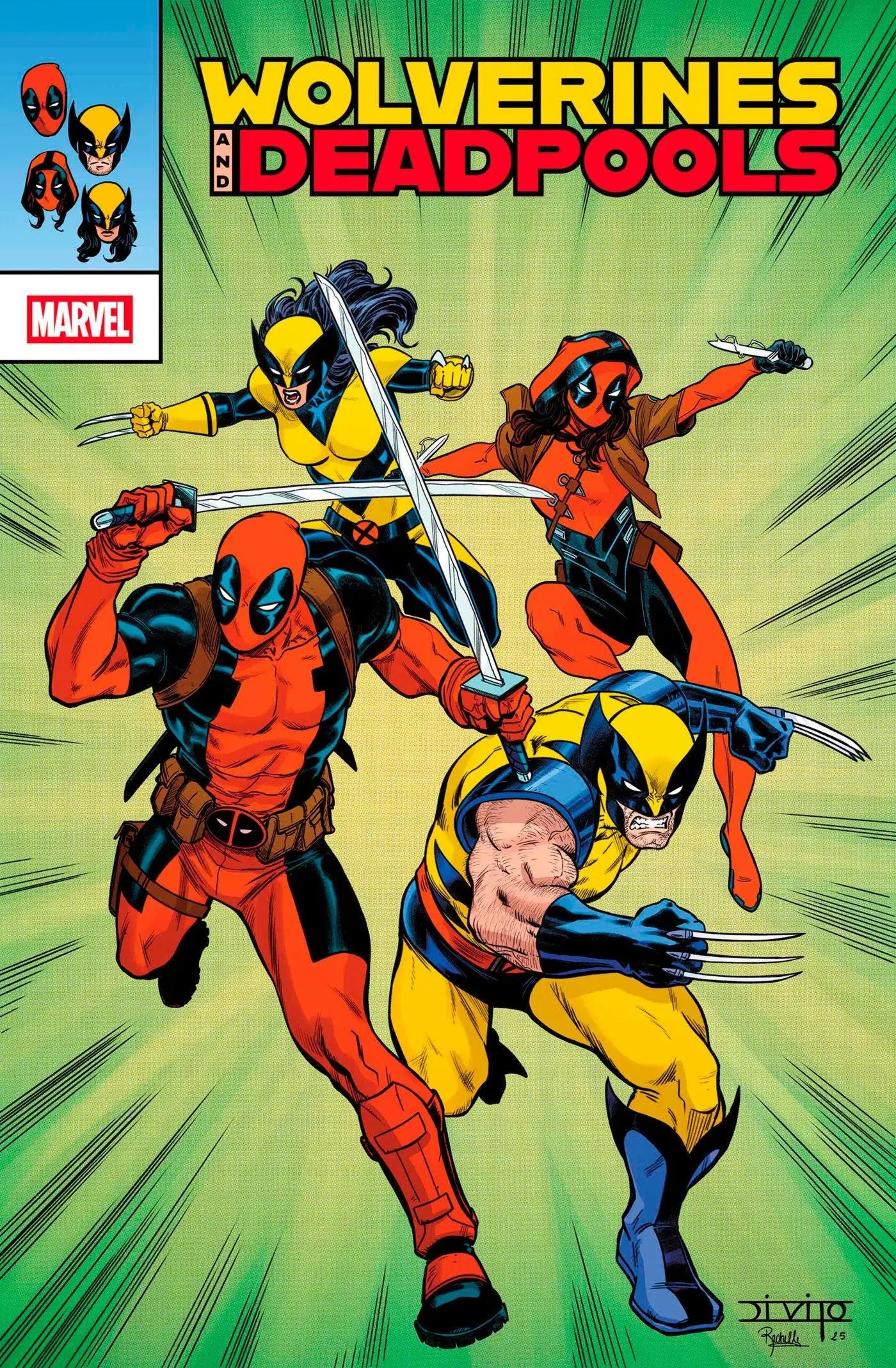 Wolverines & Deadpools #1 Andrea Di Vito Retrovision Variant - Comic Book