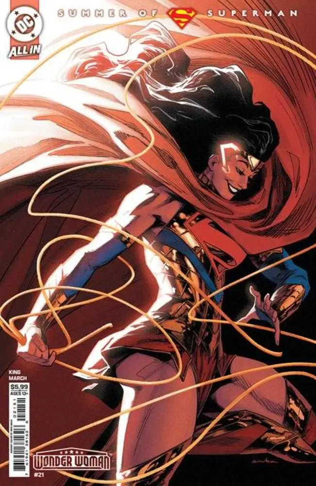 Wonder Woman Comic Book Cover D Kris Anka Supersmash-Up Card Stock Variant