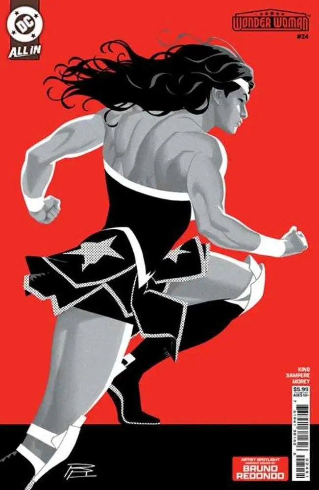 Wonder Woman #24 Cover D Bruno Redondo Artist Spotlight Card Stock Variant - Comic Book
