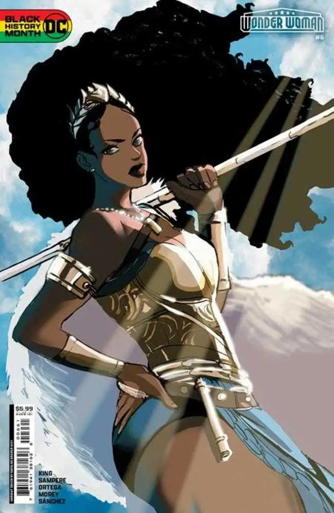 Wonder Woman #6 Cover D Nikolas Draper-Ivey Black History Month Card Stock Variant - Comic Book