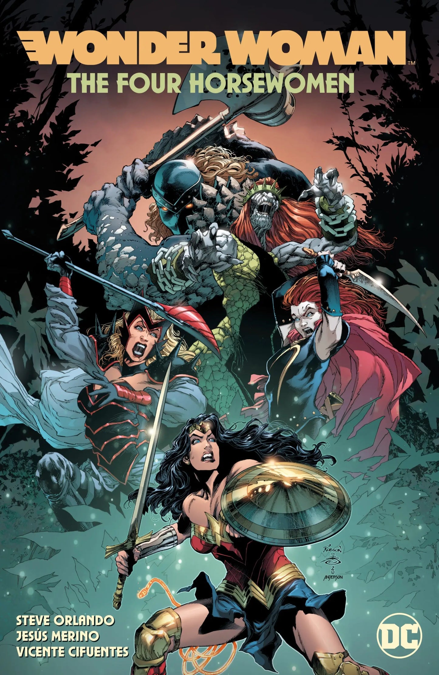 WONDER WOMAN VOL 4 THE FOUR HORSEWOMEN TP - Graphic Novels