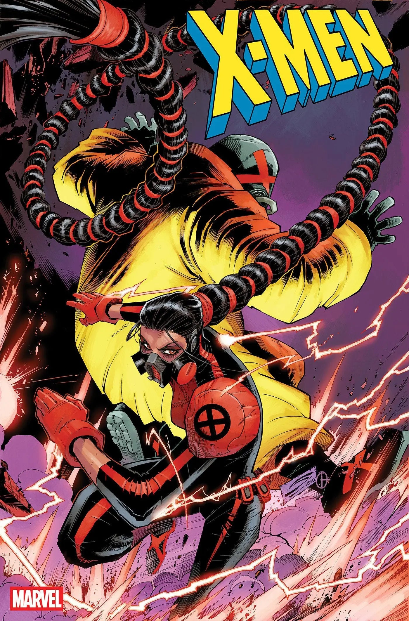 Comic book cover of X-Men #18 Gerardo Sandoval variant featuring Henry McCoy