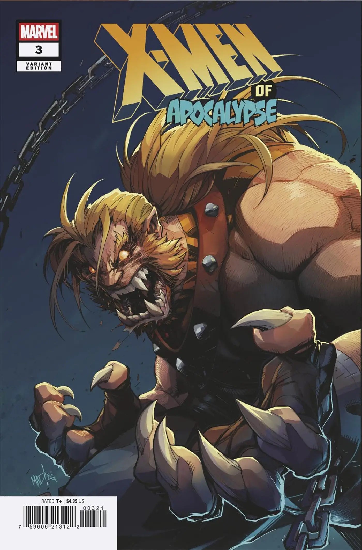 X-Men Of Apocalypse #3 Joe Madureira Variant - Comic Book
