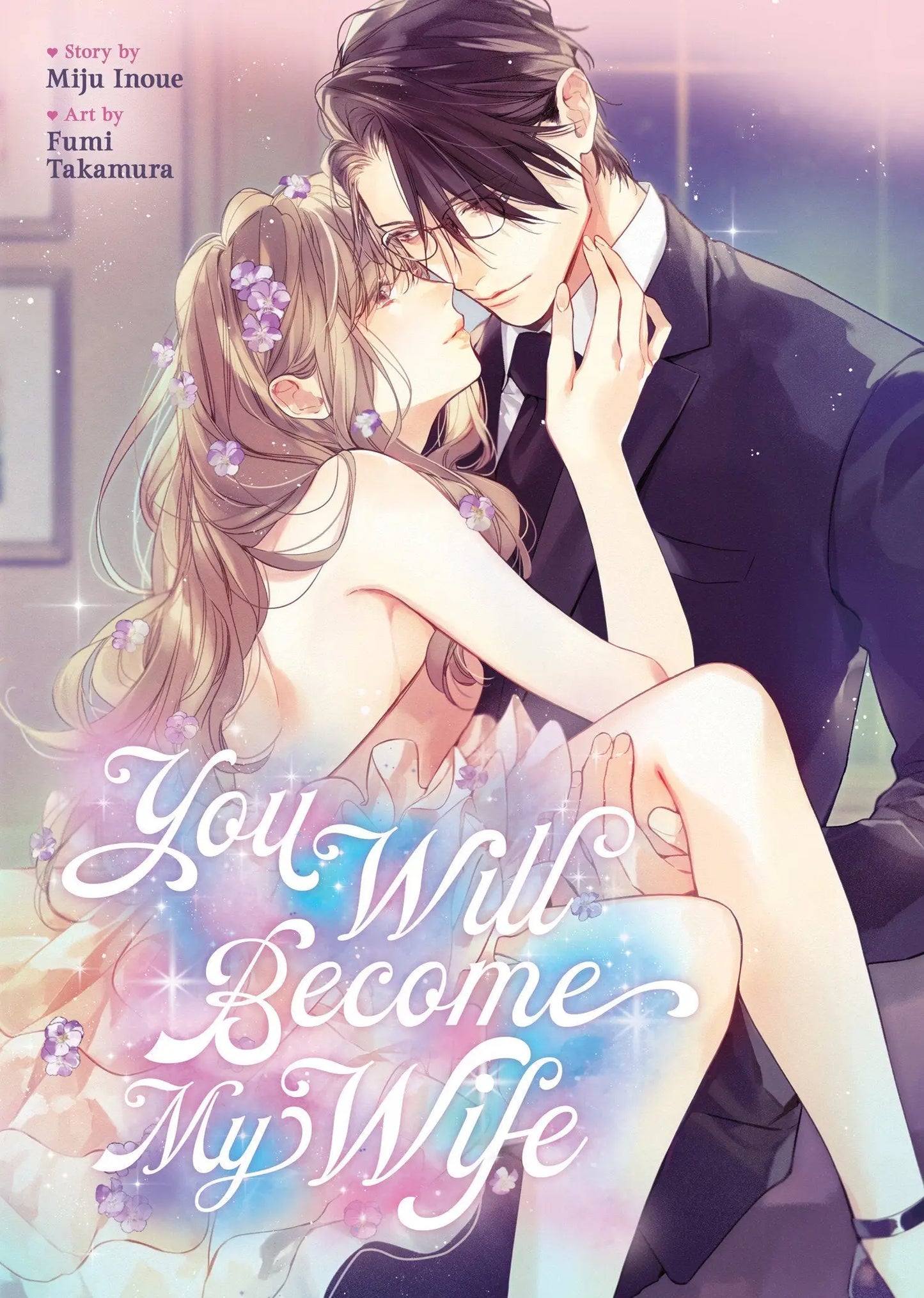 Romantic wife manga cover featuring a couple embracing at Cunningham Hotel Tokyo