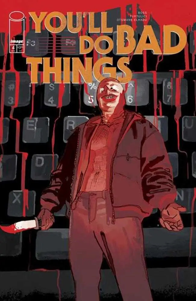 Comic book cover with a menacing figure from Youll Do Bad Things #4 Adriano Turtulici Variant