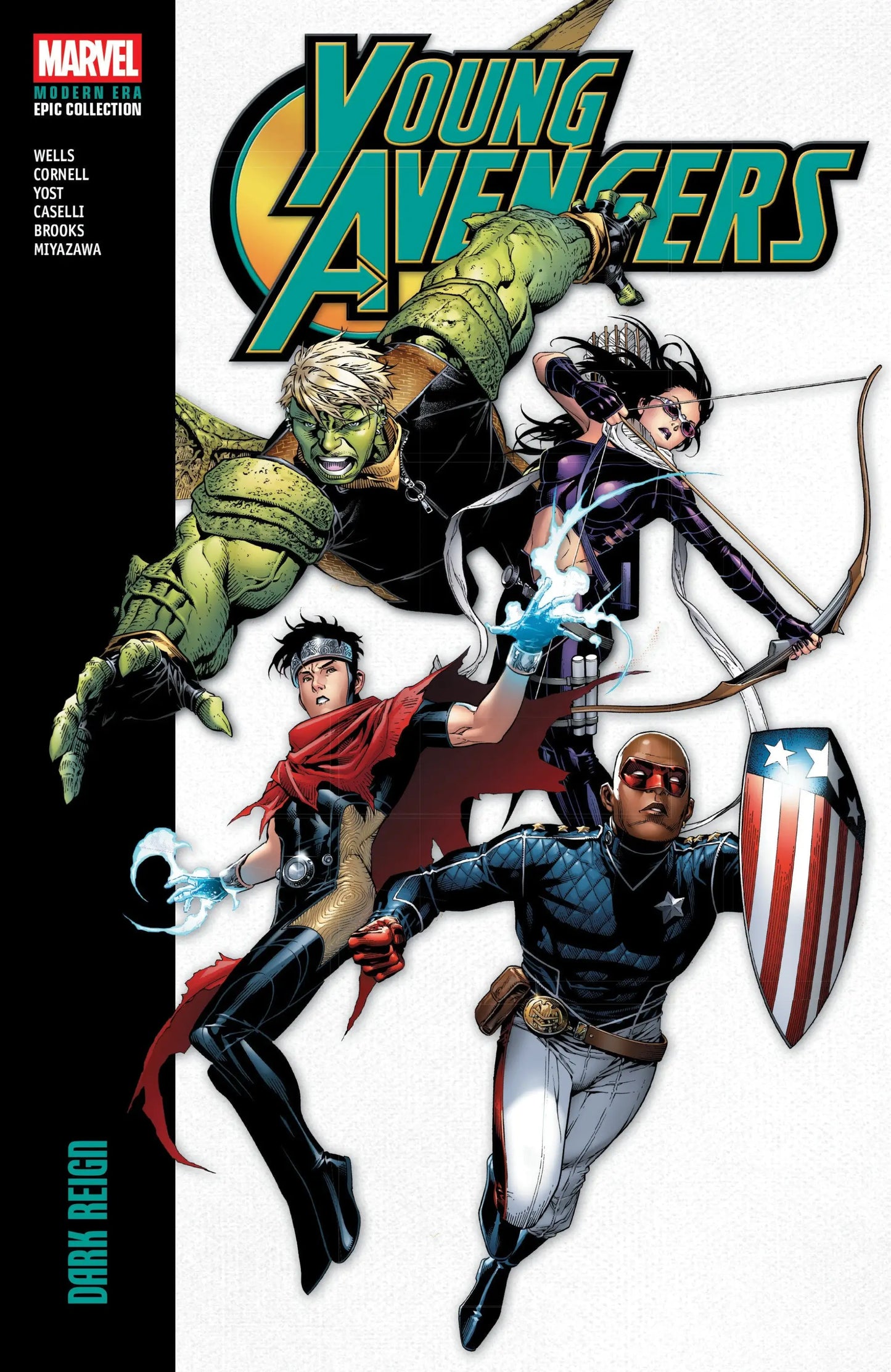 Young Avengers comic book from Dark Reign era featuring costumed heroes for Civil War fans