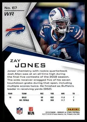Zay Jones 2019 Panini Rookies & Stars Longevity #/80 #67 Buffalo Bills - Football Card Single