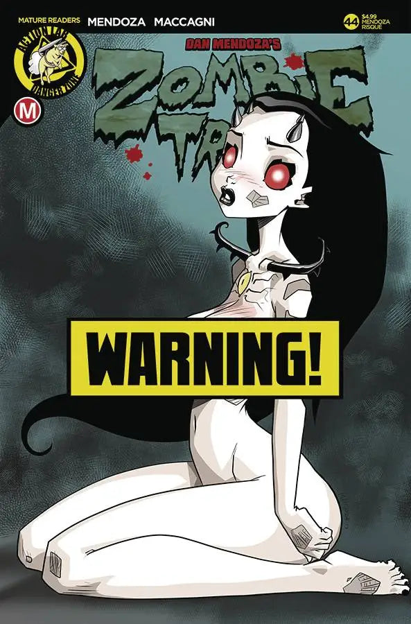Zombie Tramp comic book cover featuring art by Mendoza Risque for Zombie Tramp Ongoing #44