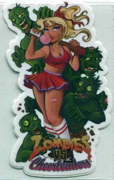 Zombies vs Cheerleaders 5FINIKITS Die Cut Promo Sticker Card - Other