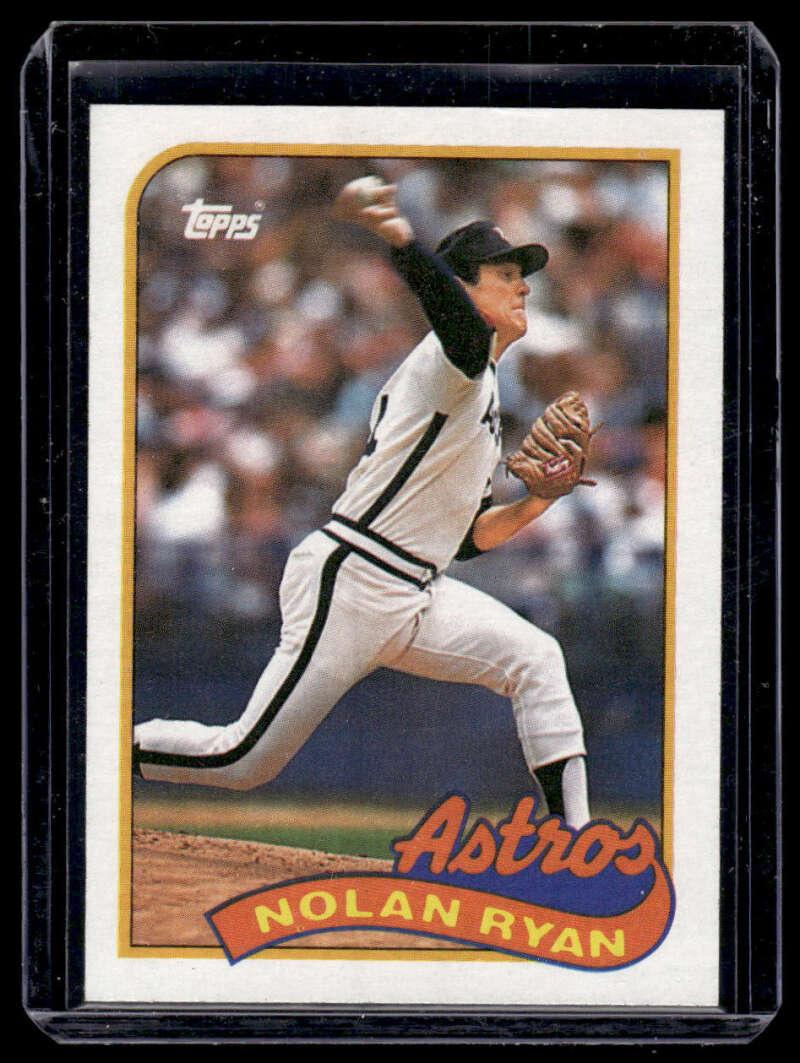 1989 Topps Nolan Ryan Astros Card –