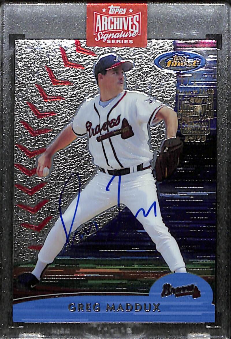 UPDATE: SOLD — Next item to the store: Greg Maddux 2022 Series 1 Silver  Pack Auto /5 Message if interested for price or additional…