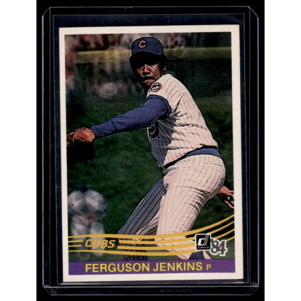 1984 Donruss #189 Ferguson Jenkins EX Chicago Cubs Baseball Card - Baseball Card Single