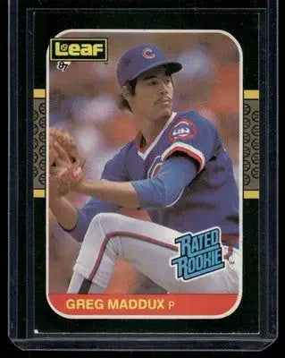 1987 Leaf Greg Maddux #36 Baseball - Baseball Card Single