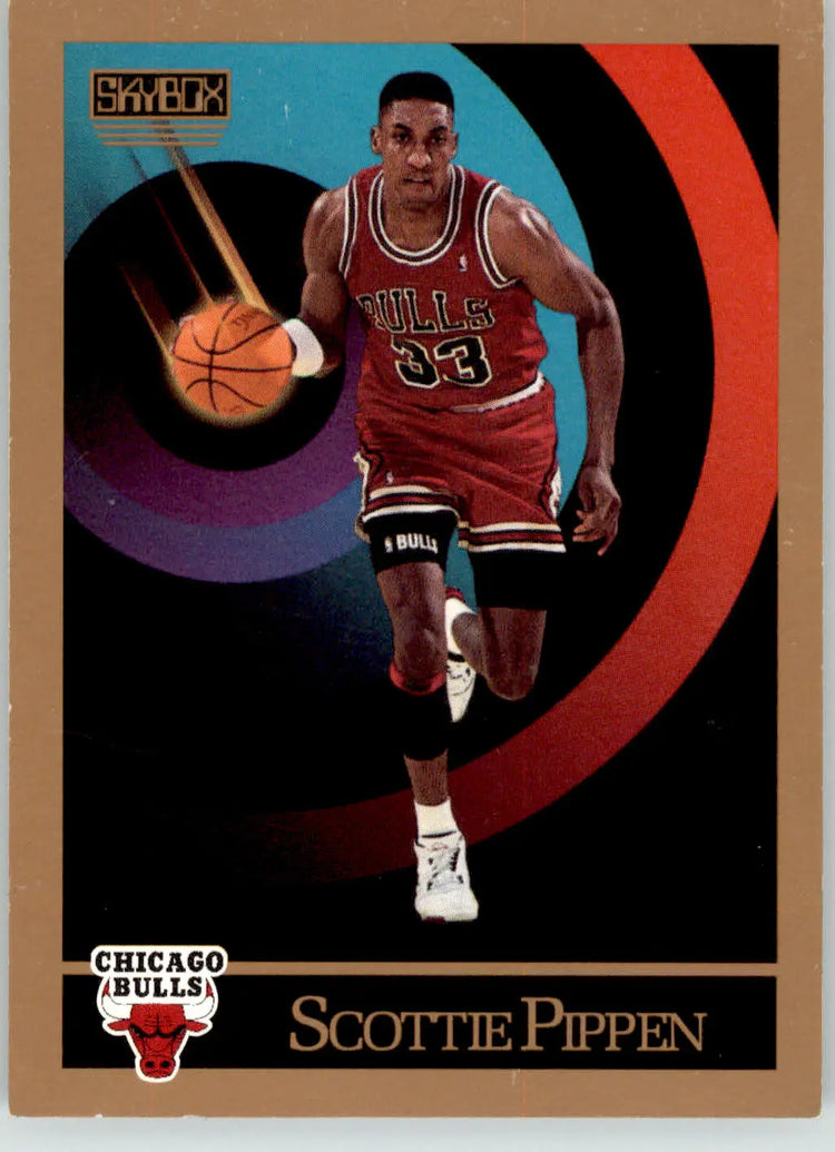 Scottie Pippen - 1990-91 SkyBox - #46 - Basketball - Basketball Card Single